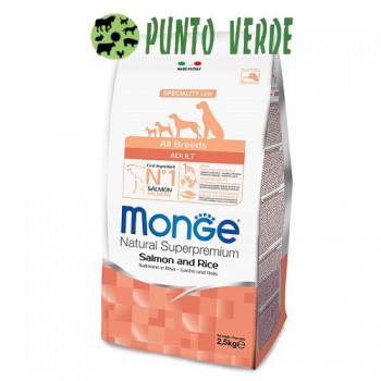 MONGE ALL BREEDS SALMONE E RISO KG 2,5